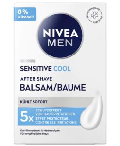 NIVEA MEN After Shave Balsam Sensitive Cool cho da nhạy cảm, 100 ml