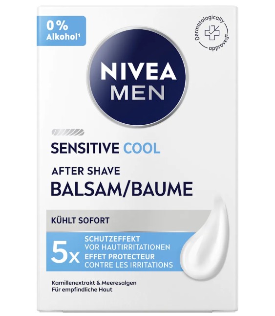 NIVEA MEN After Shave Balsam Sensitive Cool cho da nhạy cảm, 100 ml NIVEA MEN After Shave Balsam Sensitive Cool cho da nhạy cảm, 100 ml