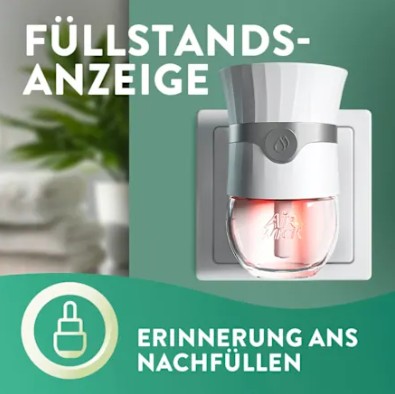 Ổ cắm điện tinh dầu AirWick làm thơm phòng, mát không khí, 1 chiếc Ổ cắm điện tinh dầu AirWick làm thơm phòng, mát không khí, 1 chiếc