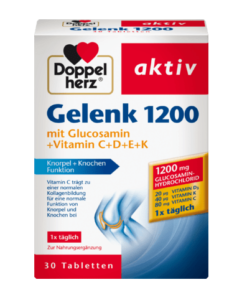 Viên uống bổ sụn khớp Doppelherz Gelenk 1200 với Glucosamin và vitamin C+D+E+K, 30 viên