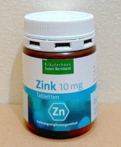 Viên uống bổ sung kẽm Sanct Bernhard Zink 10mg, 210 viên