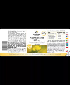 Viên uống tinh dầu hoa anh thảo Warnke Nachtkerzenol 500mg, 100 viên