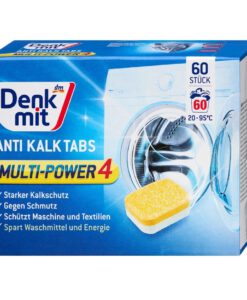 Viên vệ sinh, tẩy lồng máy giặt Denkmit Anti-Kalk Tabs, 60 viên