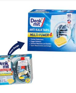 Viên vệ sinh, tẩy lồng máy giặt Denkmit Anti-Kalk Tabs, 60 viên