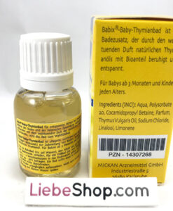 Dầu tắm Babix Baby-Thymianbad chống cảm cúm, tăng sức đề kháng, 20 ml