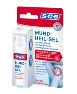 Gel trị nhiệt miệng siêu tốc SOS Mund-Heil-Gel, 15 ml