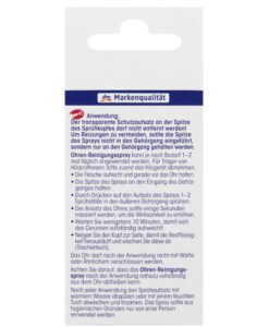 Xịt làm sạch tai Mivolis Ohren Reinigungs Spray, 20ml
