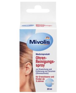 Xịt làm sạch tai Mivolis Ohren Reinigungs Spray, 20ml