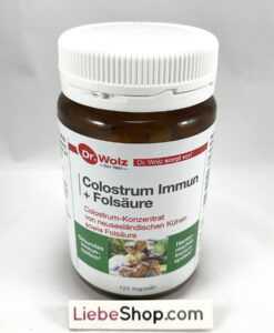 Sữa non Colostrum Immun Dr.Wolz tăng cường hệ miễn dịch, cải thiện hệ tiêu hóa, 125 viên
