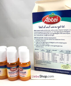 Abtei Immun Kraft tăng sức đề kháng, hỗ trợ hệ miễn dịch, 6 ống x 11ml