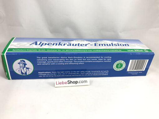 Cao xoa bóp thảo dược Lacure Alpenkrauter-Emulsion, 200ml