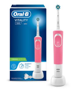 Bàn chải đánh răng điện Oral-B Vitality 100 Cross Action Pink, 1 chiếc