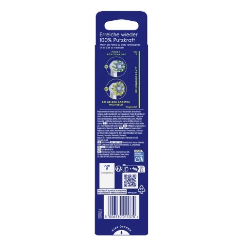 Đầu bàn răng điện Oral-B Cross Action, 4 chiếc Đầu bàn răng điện Oral-B Cross Action, 4 chiếc