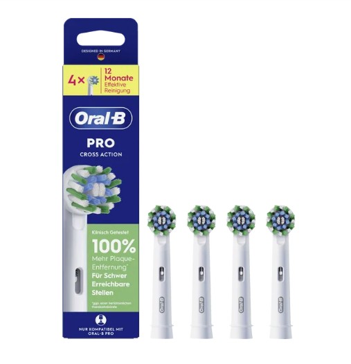 Đầu bàn răng điện Oral-B Cross Action, 4 chiếc Đầu bàn răng điện Oral-B Cross Action, 4 chiếc