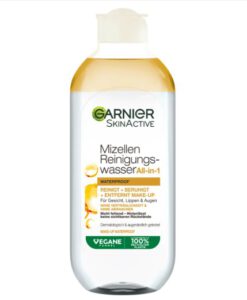 Nước tẩy trang Garnier Mizellen Waterproof chứa dầu, loại bỏ lớp trang điểm không thấm nước, 400 ml