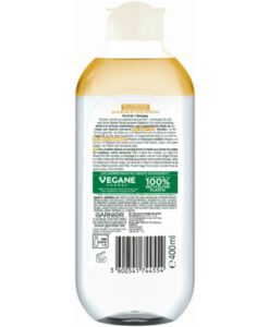 Nước tẩy trang Garnier Mizellen Waterproof chứa dầu, loại bỏ lớp trang điểm không thấm nước, 400 ml