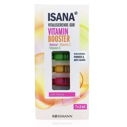 Tinh chất ISANA Vitamin Booster tái tạo, phục hồi da, 7x2ml