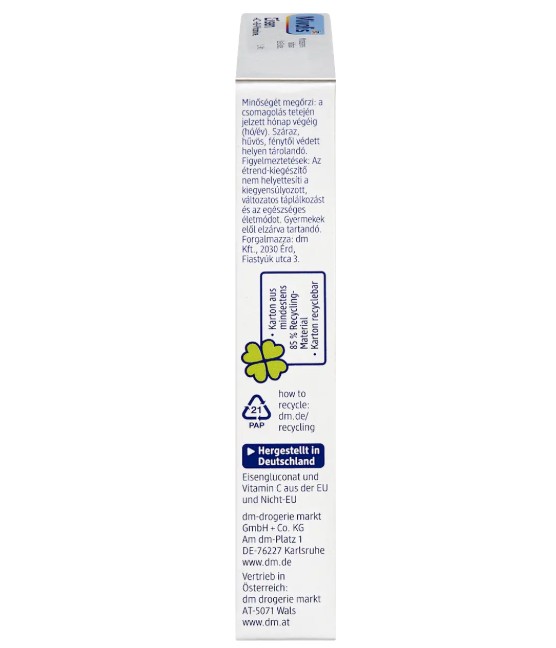 Viên uống bổ sung sắt Mivolis Eisen + Vitamin C + B-Vitamine, 40 viên Viên uống bổ sung sắt Mivolis Eisen + Vitamin C + B-Vitamine, 40 viên