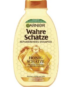 Dầu gội GARNIER Wahre Schätze Honig mật ong phục hồi tóc hư tổn, gãy rụng, 250ml
