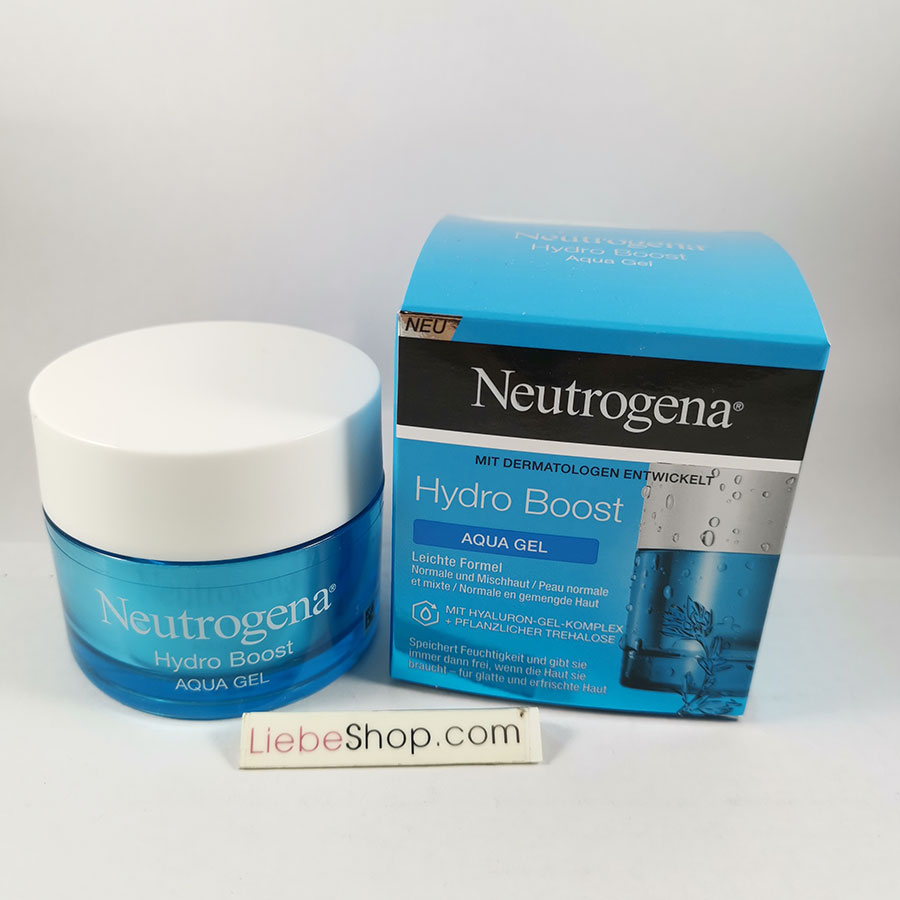 Gel dưỡng ẩm Neutrogena Hydro Boost Aqua Gel cho da dầu, da hỗn hợp và da thường, 50 ml