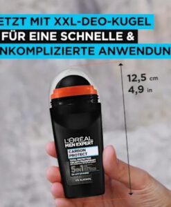 Lăn khử mùi Loreal Men Expert Carbon Protect 5in1, 50ml