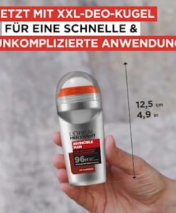 Lăn khử mùi Loreal Men Expert Invincible Man 96h, 50ml