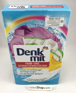 Miếng giặt chống phai, hút màu quần áo Denkmit Farb- & Schmutzfangtucher, 24 miếng