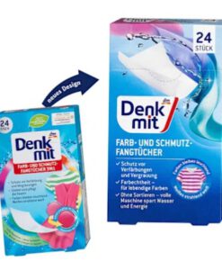 Miếng giặt chống phai, hút màu quần áo Denkmit Farb- & Schmutzfangtucher, 24 miếng