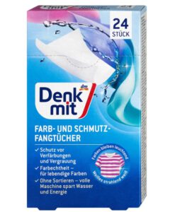 Miếng giặt chống phai, hút màu quần áo Denkmit Farb- & Schmutzfangtucher, 24 miếng