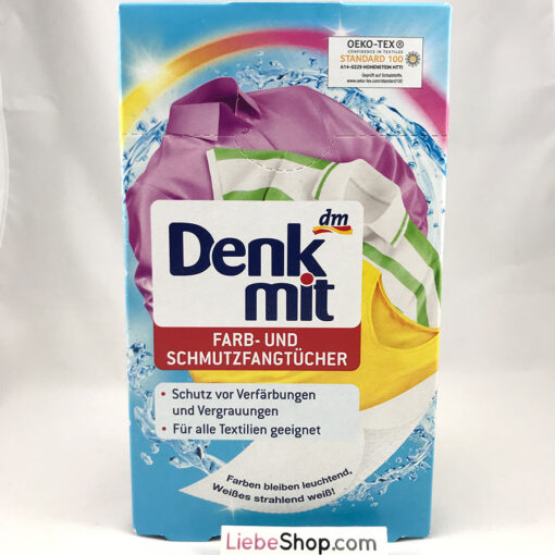 Miếng giặt chống phai, hút màu quần áo Denkmit Farb- & Schmutzfangtucher, 24 miếng