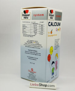 Siro Doppelherz Calcium family bổ sung canxi cho trẻ em và người lớn, 250ml