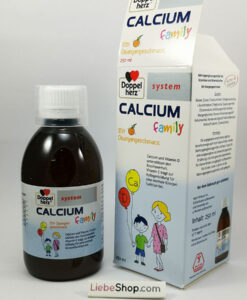 Siro Doppelherz Calcium family bổ sung canxi cho trẻ em và người lớn, 250ml