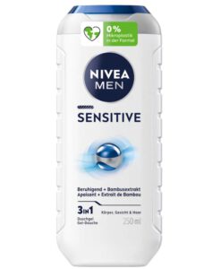 Tắm gội nam NIVEA MEN Sensitive, 250 ml