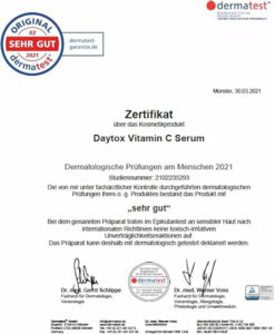 DAYTOX Vitamin C Serum - huyết thanh dưỡng sáng da, mờ nám và trẻ hóa làn da, 30ml