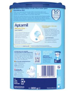 Sữa Aptamil số 1 Anfangsmilch cho bé từ 0-6 tháng tuổi, 800g