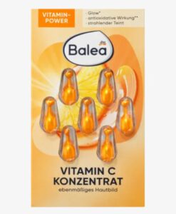 Viên nang dưỡng da Balea Konzentrat Vitamin C sáng da, mờ thâm nám, 7 viên