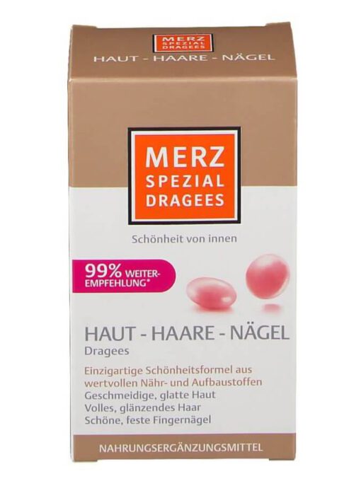 Viên uống đẹp da tóc móng Merz Spezial Dragees Haut-Haare-Nagel, 120 viên