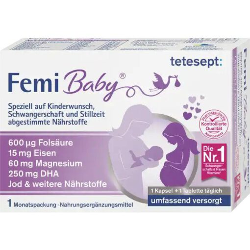 Vitamin tổng hợp cho bà bầu Tetesept Femi Baby, 60 viên