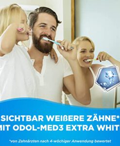 Kem đánh răng Odol med 3 Extra White làm trắng răng, 75ml