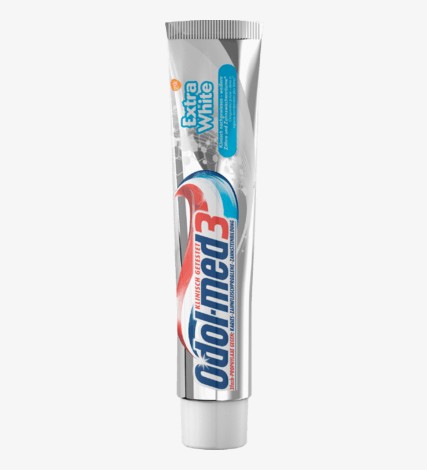 Kem đánh răng Odol-med 3 Extra White làm trắng răng, 75ml