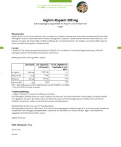 Viên uống bổ gan Sanct Bernhard Arginin 500mg giải độc gan, tăng cường chức năng gan, 150 viên