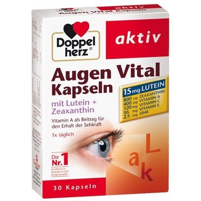 Viên uống bổ mắt Doppelherz Augen Vital Kapseln, 30 viên