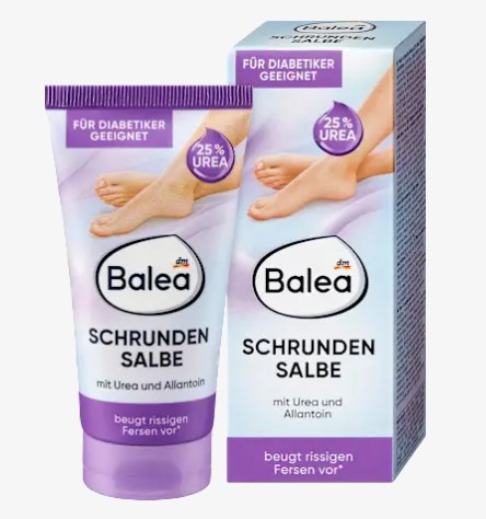 Kem trị nứt gót chân Balea Schrundensalbe mit 25% Urea, 50ml