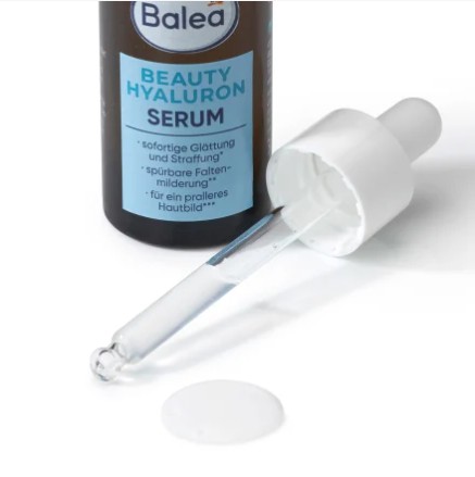 Serum Balea Beauty Hyaluron - huyết thanh làm mịn và căng da, giảm nếp nhăn, 30ml