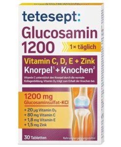 Viên uống bổ sụn khớp Tetesept Glucosamin 1200, 30 viên