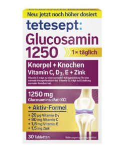 Viên uống bổ sụn khớp Tetesept Glucosamin 1250, 30 viên