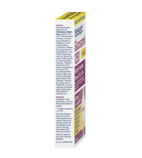 Viên uống bổ sụn khớp Tetesept Glucosamin 1250, 30 viên Viên uống bổ sụn khớp Tetesept Glucosamin 1250, 30 viên