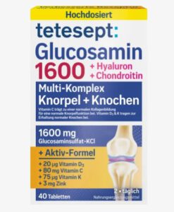 Viên uống bổ sụn khớp Tetesept Glucosamin 1600, 40 viên