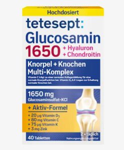 Viên uống bổ sụn khớp Tetesept Glucosamin 1650, 40 viên