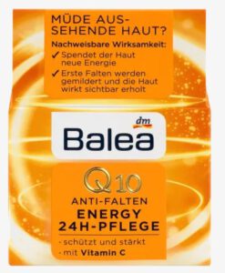 Kem dưỡng da Balea Q10 Anti-Falten Energy 24h-Pflege chống lão hóa giảm nhăn 24h, 50 ml